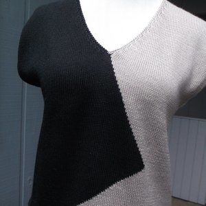Maria Christina VTG Colorblk/beige Block sweater